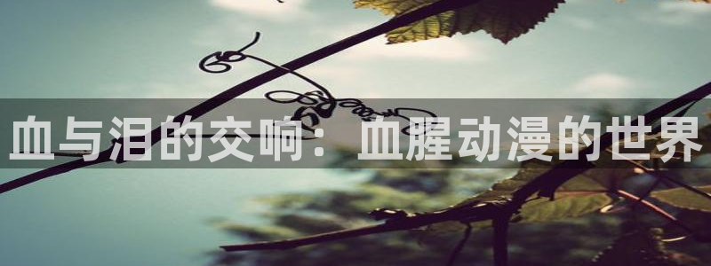 动漫天堂在线观看：血与泪的交响：血腥动漫的世界