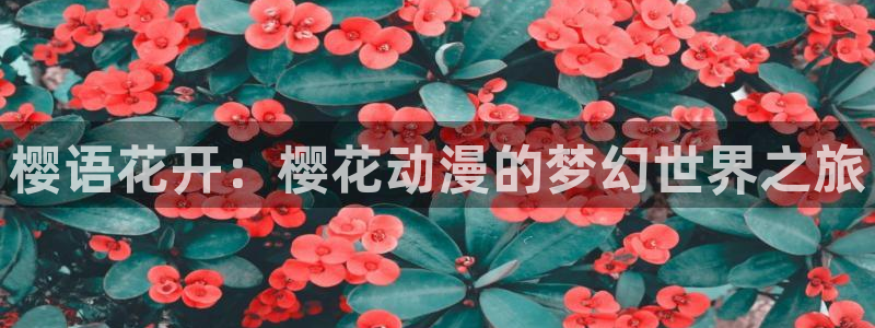 动漫天堂下载正版：樱语花开：樱花动漫的梦幻世界之旅