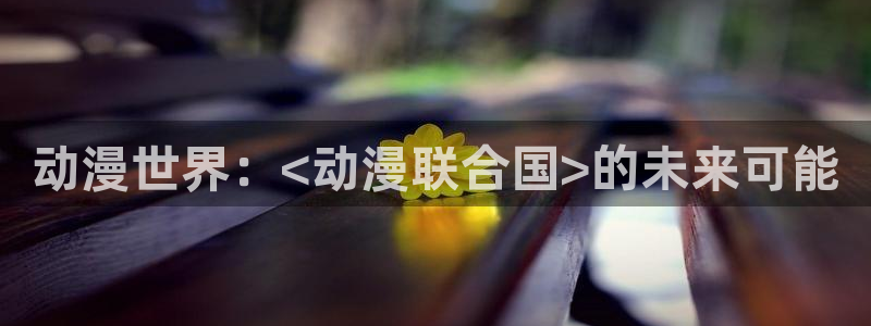 18动漫天堂：动漫世界：<动漫联合国>的未来可能